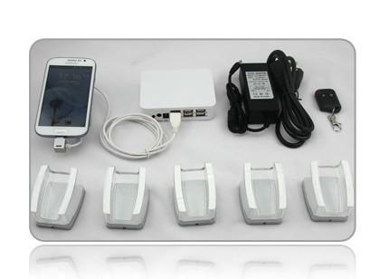 COMER security acrylic display cable lock alarm for gsm cellphone retail stores  anti-theft devices