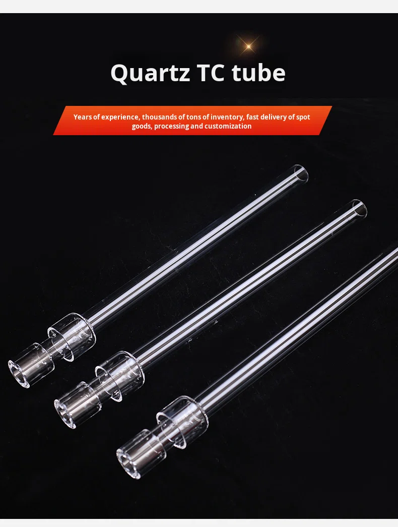 High Purity 99.9% Silica Content Quartz Glass Tubes Custom Welding Cutting