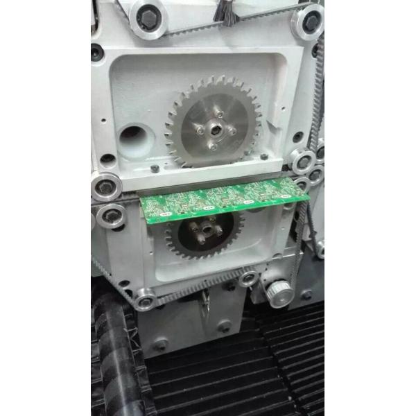Durable High efficiency PCB V Cut Machine speed up to 40 m / min
