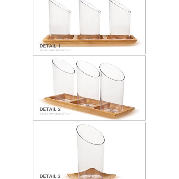 EPK new design special shape 70ml disposable plastic pudding cup