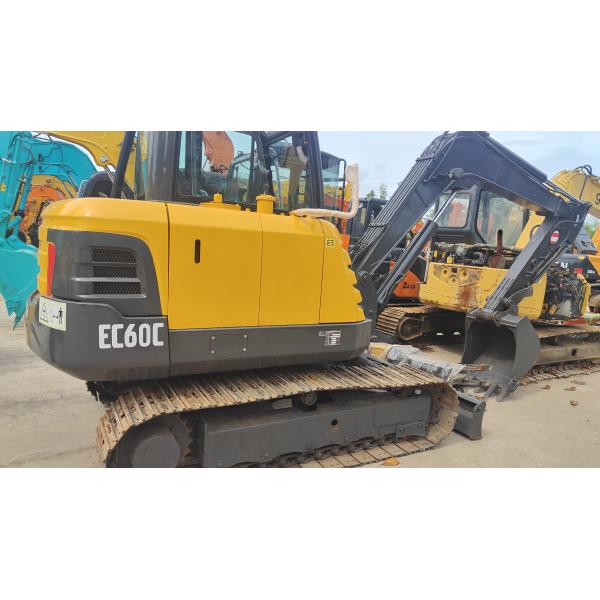 Фабричная цена подержанная 6 тонн Mini Vollvo EC60C Гидравлический экскаватор для установки коммунальных услуг