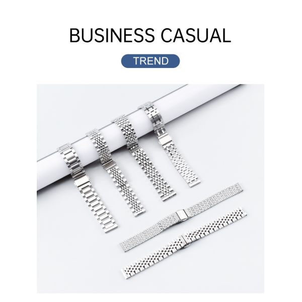 Rainbow Metal Stainless Steel Watch Band