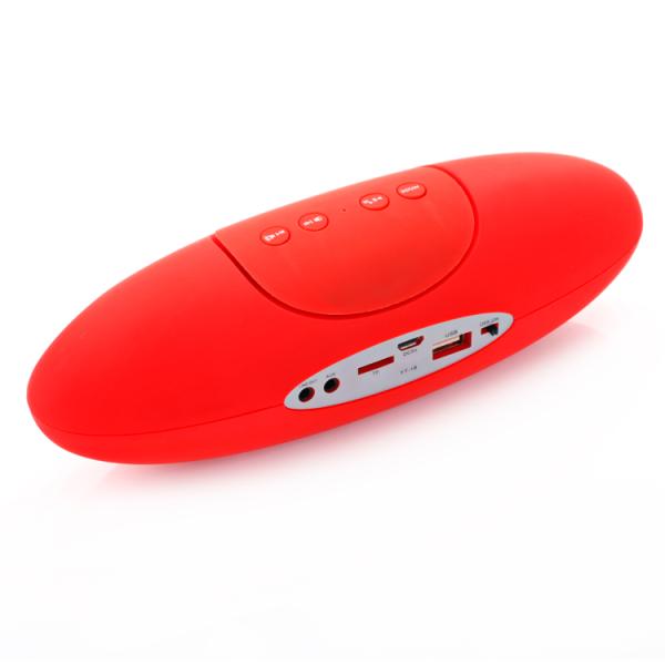 Battery 1100mAh Music Cube Speaker BK3.0 Rugby Stereo Sound Box 21x7.5 Cm