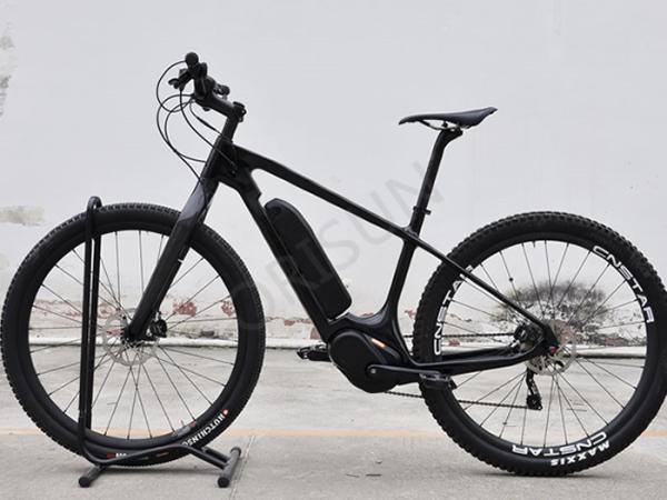 29er Electric Carbon Lightweight Bike Frame Mid - Drive 148 X 12 Dropout