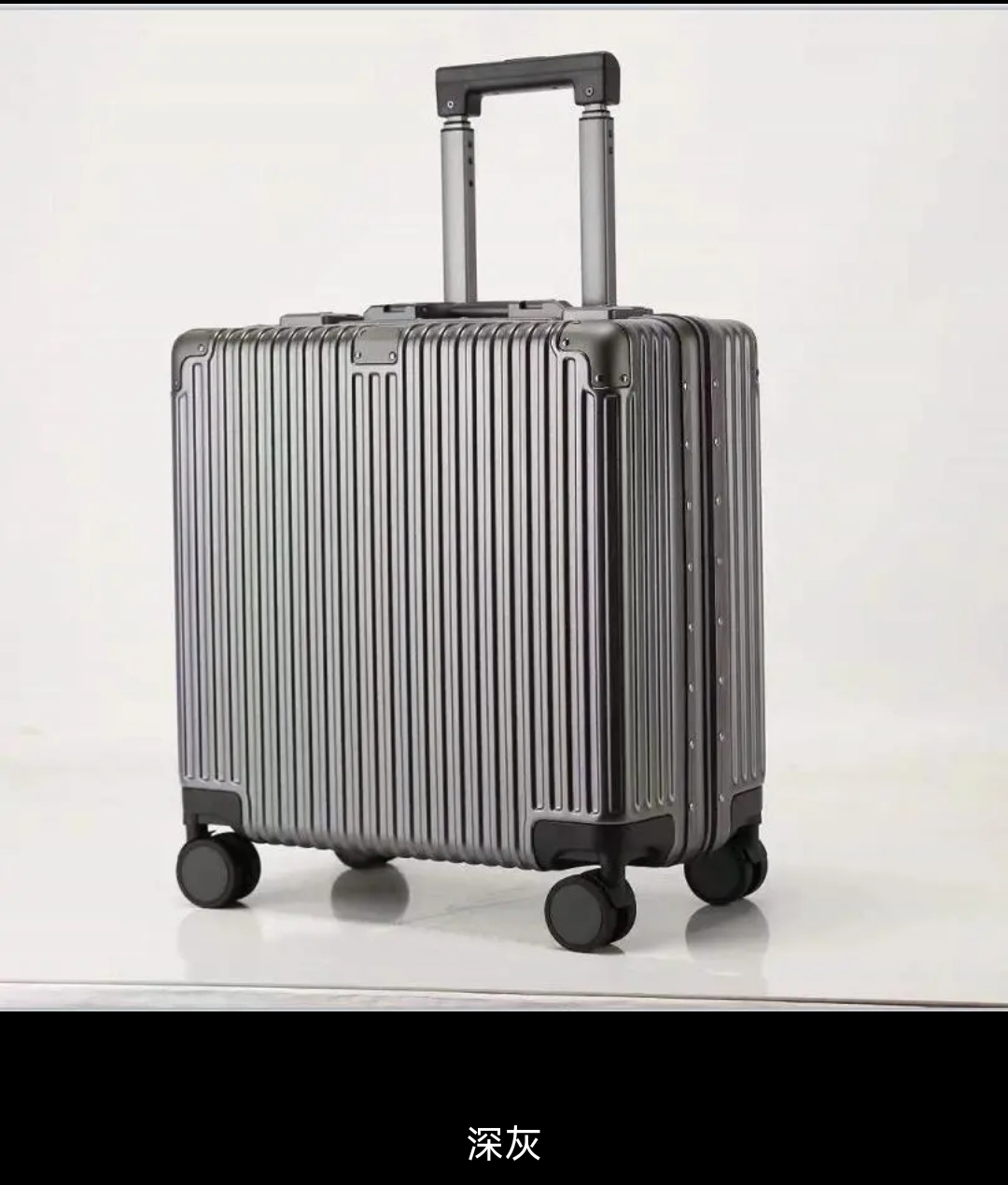 Best Quality 18-Inch Stylish Portable Trolley Case Durable Spinner Wheels Large Capacity Outdoor Travel Luggage Classic