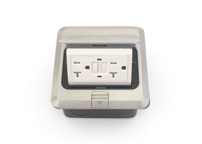 Damped Double Floor Socket 20A 125V 60Hz Recessed Electrical Floor Plugs