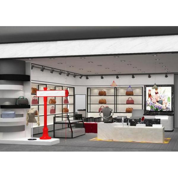 Commercial Metal Shoe Store Display Fixtures , Fashion Bags / Footwear Display Racks