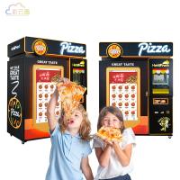 La machine à vendre de pizza avec écran tactile de 55 pouces noir