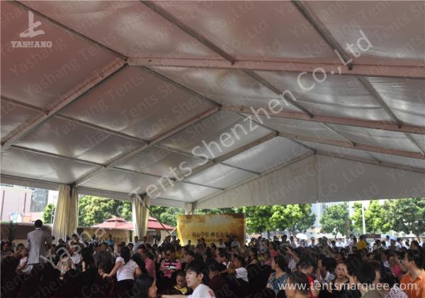 15x25M Clear Span Outdoor Party Tents , Metal Frame Rain Proof Tent For Outside Party