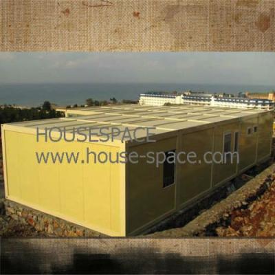Casas modulares modernas, casa do recipiente de painel do sanduíche - acampamento africano