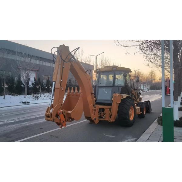Durable National lll Emission Standards 388H Backhoe Loader for Construction Machinery