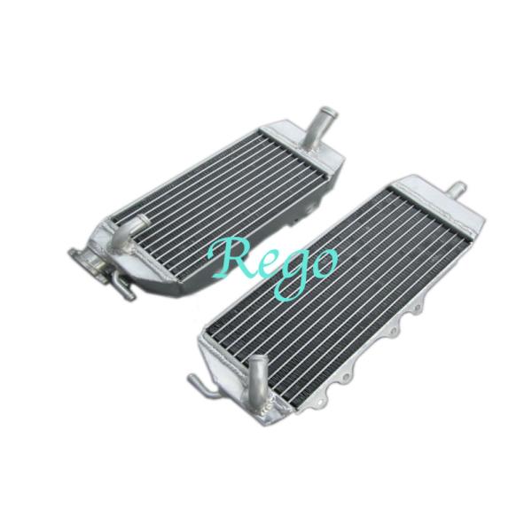 1 Year Warranty Motorcycle Racing Small Aluminium Radiator For 2006 Kawasaki KX250F