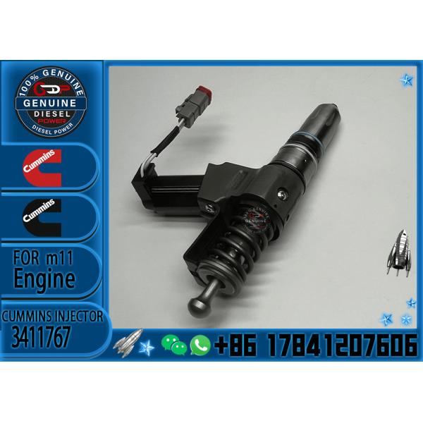 Used  N14 Engine Spare Parts Common Rail Injector 3411764 3411767 Diesel Engine Machinery Repair Shops 6 Months W