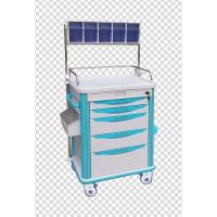 625 X 475 X 920 mm ABS Anestesia Trolley Instrumento