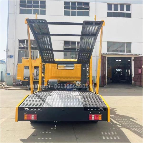 CNHTC   2 Position Plate Vehicle Transporter    Poletransporter    Car Transporter