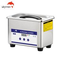 Portátil pequeno do OEM do líquido de limpeza ultrassônico dos vidros dos Skymen JP-008 0.8L Digitas