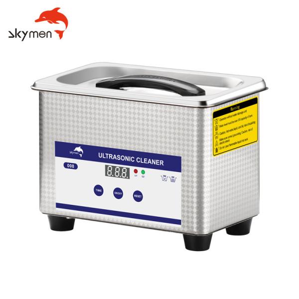 30 Mins Benchtop Ultrasonic Cleaner 35W 0.8L For Coins Removing Dirt