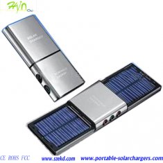 Universal Solar Panel Charger For Mobilephone With Li-ion Rechargeable Battery
