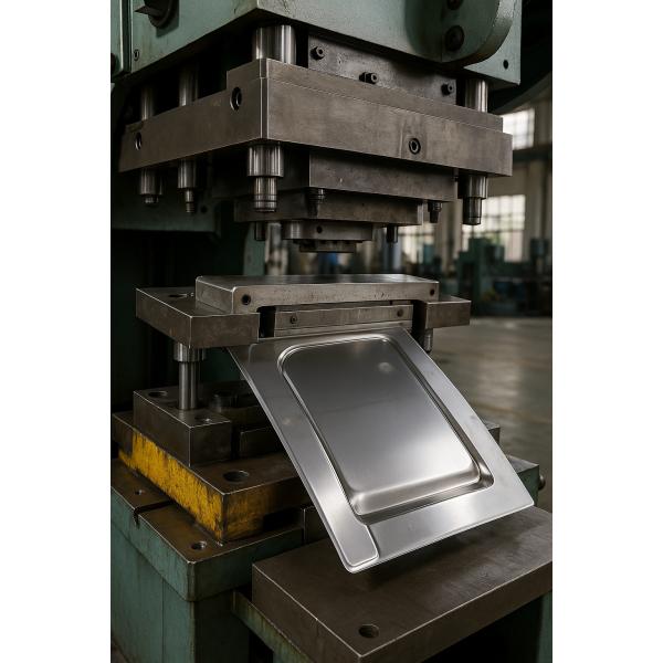 Custom Stainless Steel Deep Drawing Panel – Precision Metal Stamping Part for Appliances, Automotive, and Industrial Enclosures