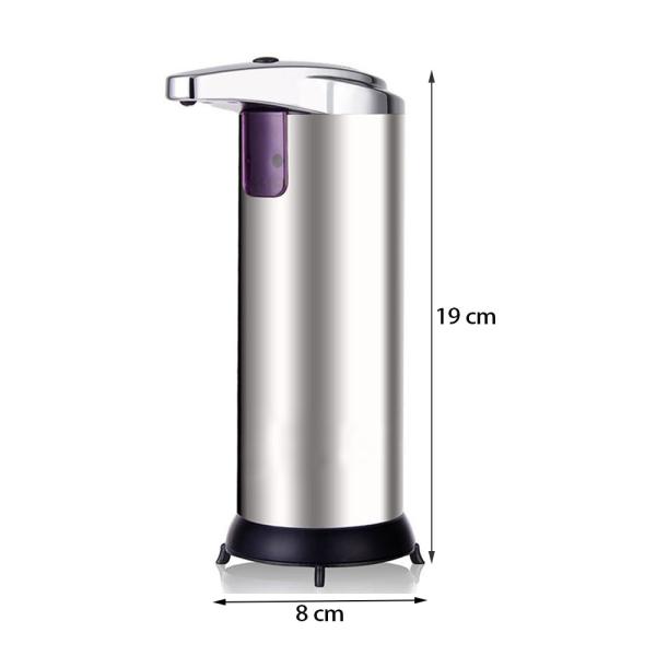 Smart Stainless Steel  Hands Free Soap Dispenser  Battery Operated