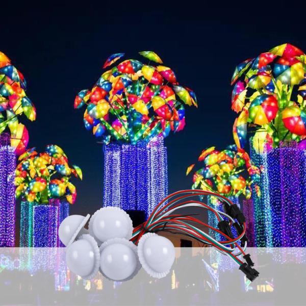 Lâmpadas de plástico de diversão LED Cabochon com voltagem de 12V e design colorido