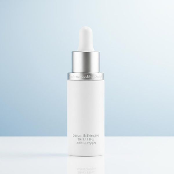 30ml PP Medical-Grade Airless Dropper Bottle with Freshness-Locking Design for Serum and Skincare