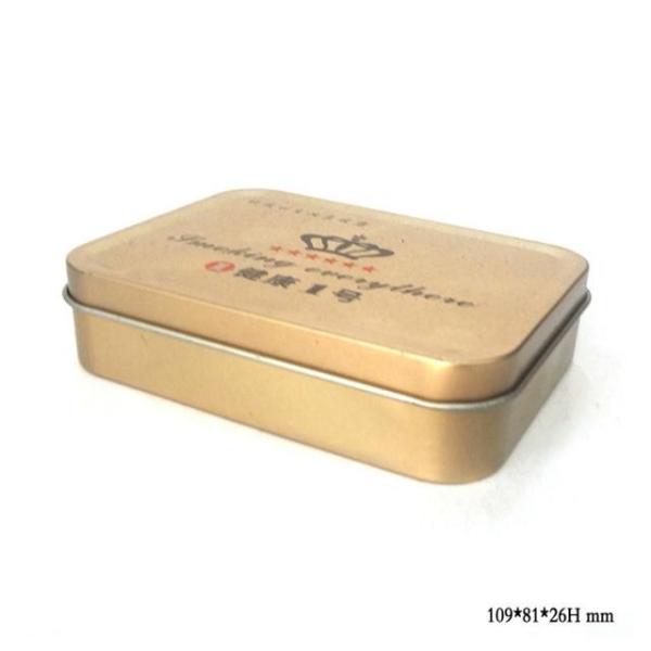 No Printed Tin Candy small metal containers , Mini Sweet Packing tin gift boxes 0.23 mm Thickness
