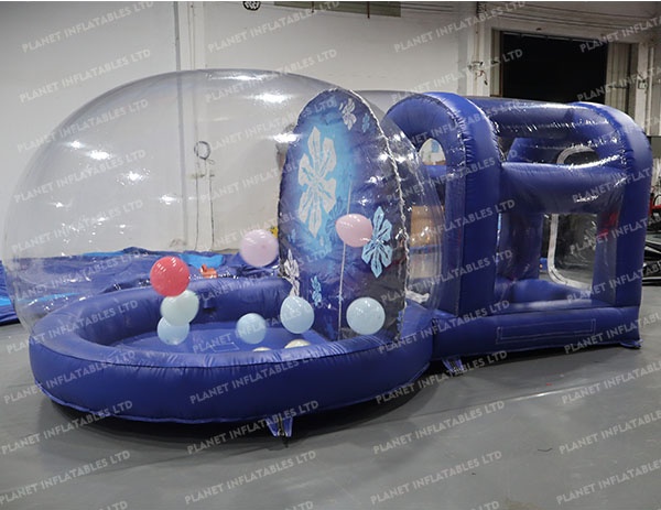 Toile de fond personnalisée de 10 pieds, taille humaine, en PVC, grande bulle gonflable géante, maison gonflable, boule à neige gonflable pour la décoration de Noël