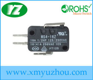 Spdt Contact Forms DIP Switch MS4-16Z1 Short Arm Pressing Type 3 Pins for PCB Assembly