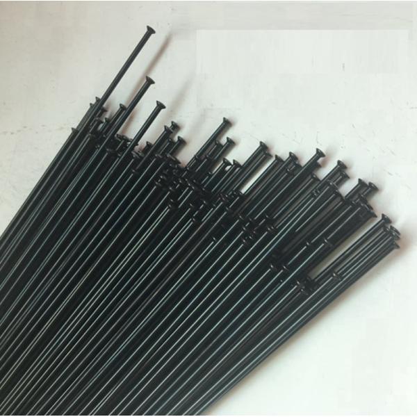 DT swiss Competition spoke 2.0/1.8 round spoke J-bend /straight pull head spokes 210-310mm black/silver color