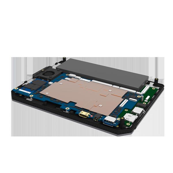 A7 laptops computer 7 inch cheap dual core double screen mini laptop intel J4125 DDR4 12G hard drive 256G laptop gaming netbook