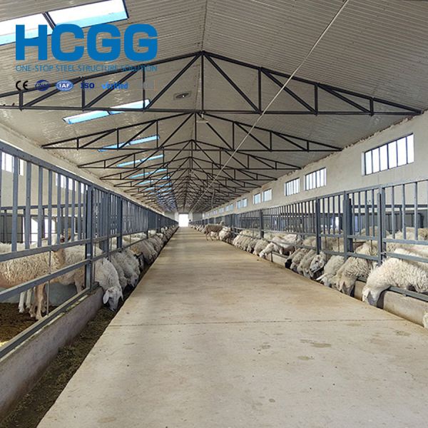 Steel H Beam Prefabricated Agricultural Buildings Q355B Q235B Rapid Assembly Farm Shed