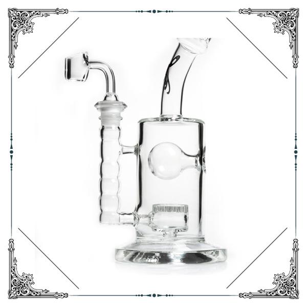 Toro Dab Oil Rigs With Honeycomb Jet Perc Glass Bubbler Bongs
