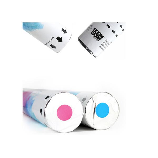 Indoor Paper Tubes 45cm Gender Reveal Confetti Cannon
