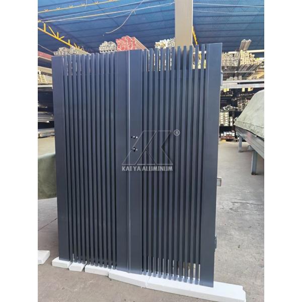 Decorative Courtyard Entrance Aluminum Door Profile For Garden