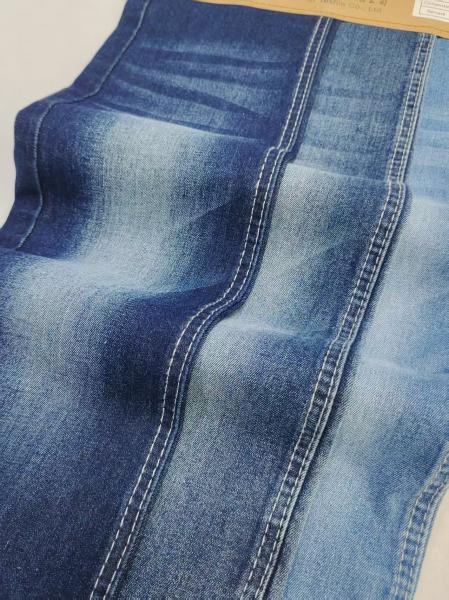 12S 65%Cotton High Stretch Denim Fabric Twill Style 9.3oz For Lady  Jeans