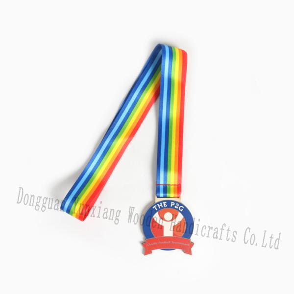 Medallas de madera con cintas para el cuello Adultos Medallas de animadores para niños Medallas ganadoras Medallas de premio Premio para la escuela deportiva