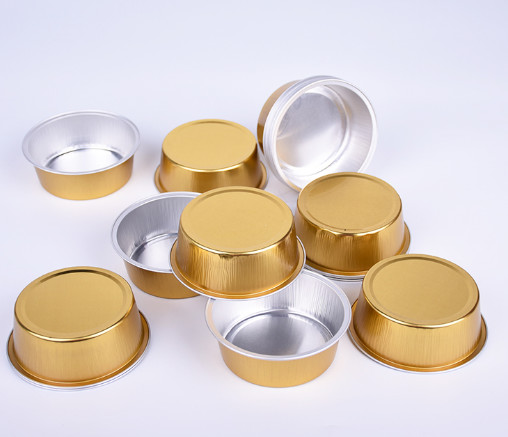 Устранимые алюминиевые выпивая чашки чашек 150ml алюминиевые печь с крышками