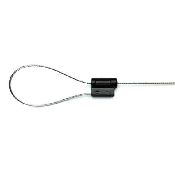 Tamper Proof Pull Tight Zinc Alloy Container Door Lock Cable Seal with 2.74 KN Tensile Strength
