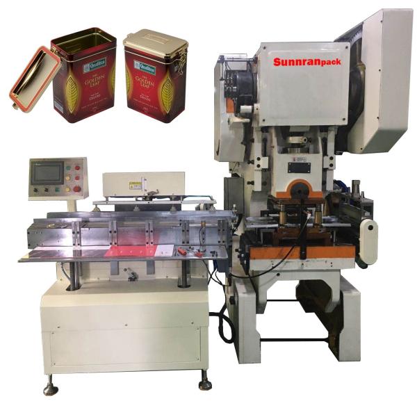 Automatic Tin Can Making Machine 50cpm For Decorative Tin Box