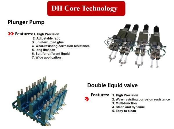 High Speed Two Component Epoxy Resin Dispenser Potting Machine