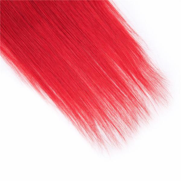 Straight 4x4 Lace Front Closure Virgin Remy 4x4 Brazilian Closure 9A / 10A Grade
