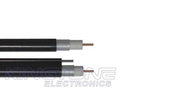 Welded Aluminum Tube QR 540 Trunk Coaxial Cable , 3.15mm CCA  with PE Jacket
