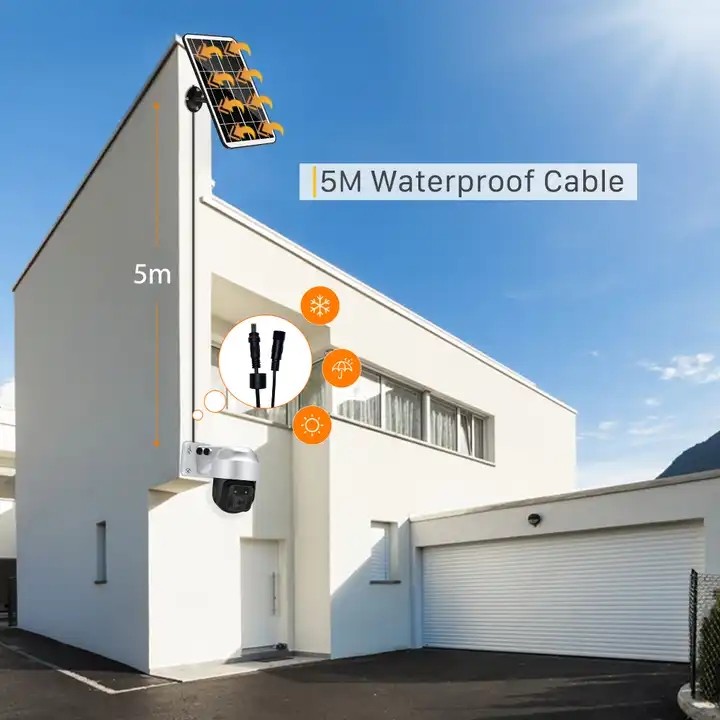Ночное видение камеры слежения 4G 1080P батареи CMOS солнечное крытое