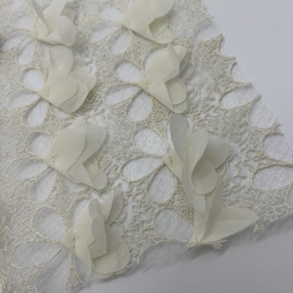 Fashionable Eyelet Cotton Embroidery Fabric Various M13-026