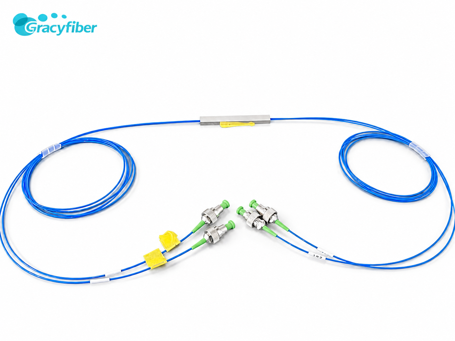 1x32 Optical Fiber PLC Splitter 32 Channel  For FTTH FTTx Fiber Sensing / Optical Testing