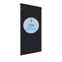 Panneau solaire flexible 360W - noir de Sunport de panneau solaire de 380W MWT plein