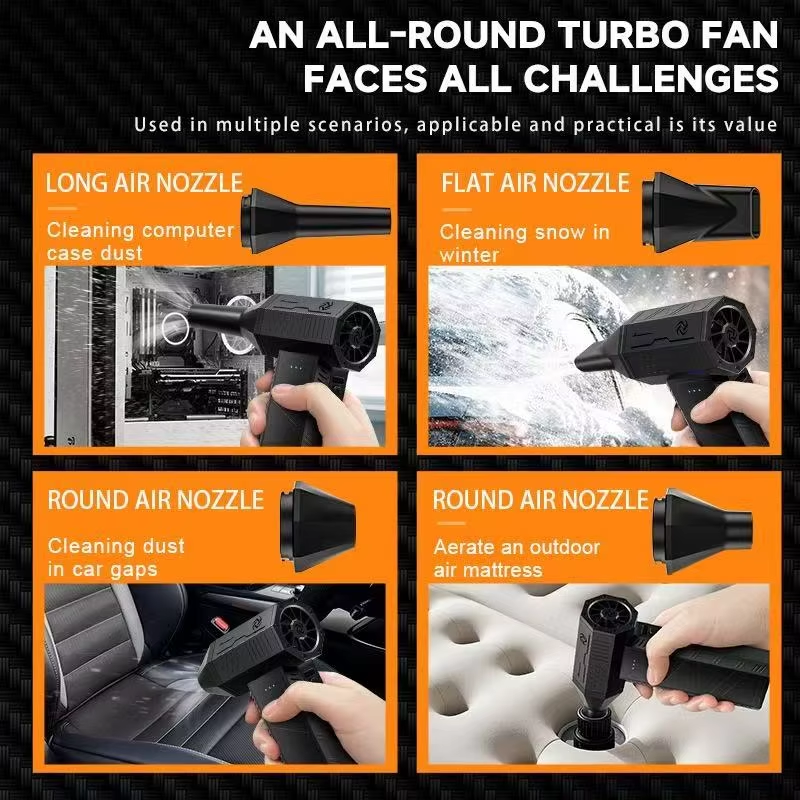 X3 Mini 110000RPM Turbo Jet Fan Big Winds 52m/S Blower Industrial