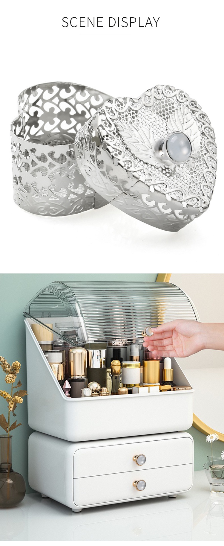 Diamond Crystal Handles Furniture Drawers Handles Knob ABS Furniture Drawers for Cabinets Dressers Gift Box Decoration