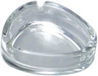 Круглый современный стиль Ashtrays гостиницы стекла Кристл